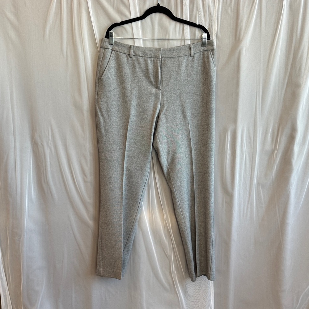 Anne Klein Textured Gray Pants